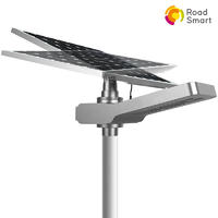 210lm/w Bridgelux Chip High Lumen Solar Power Led Street Light for Outdoor Parking Lot